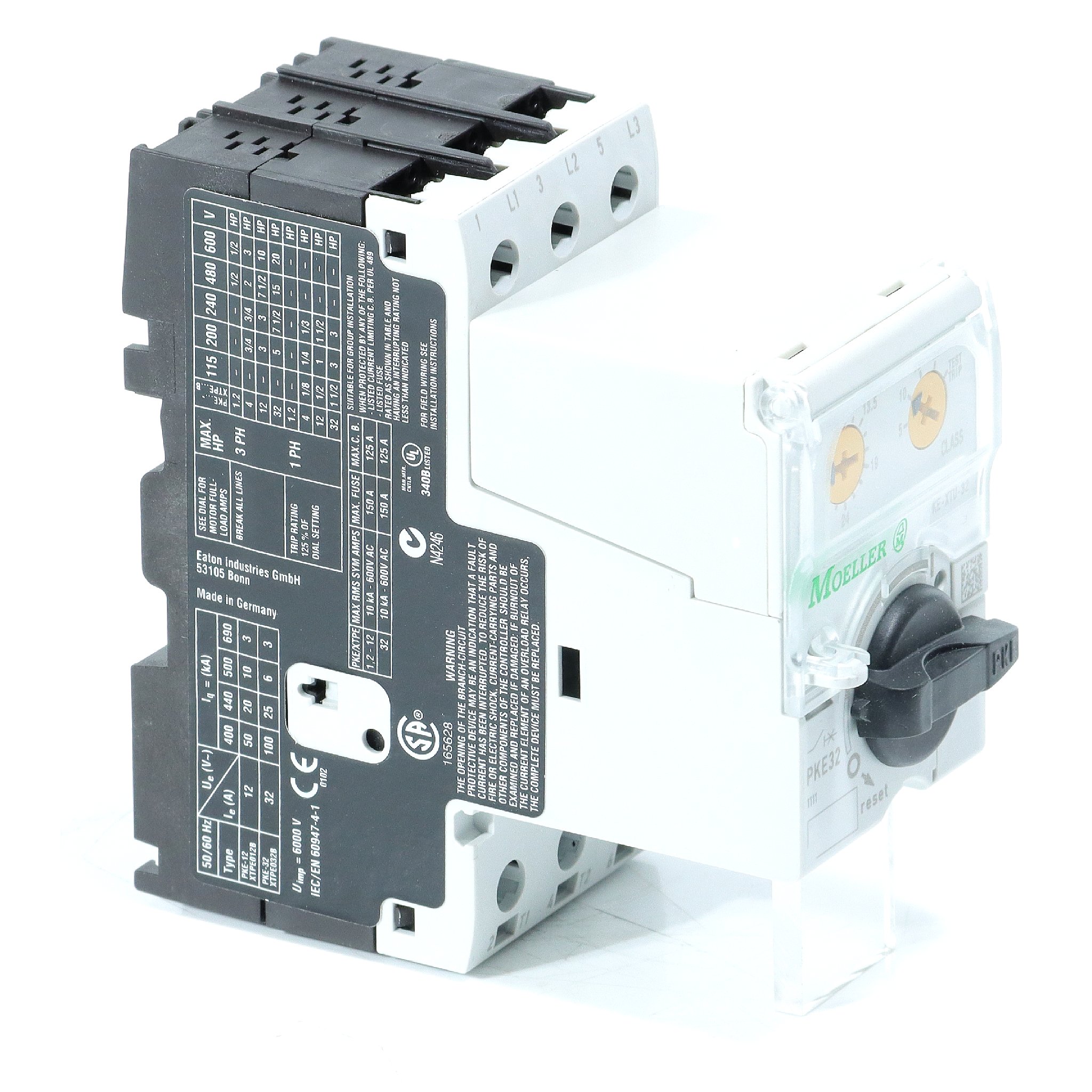 PKE32 + Auslöseblock Standard 8-32A 16W11 Neu OVP